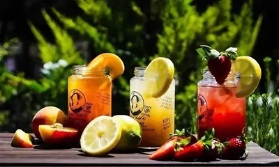 Gia…Giamas. Traditional natural sodas. With raki +€3.00
